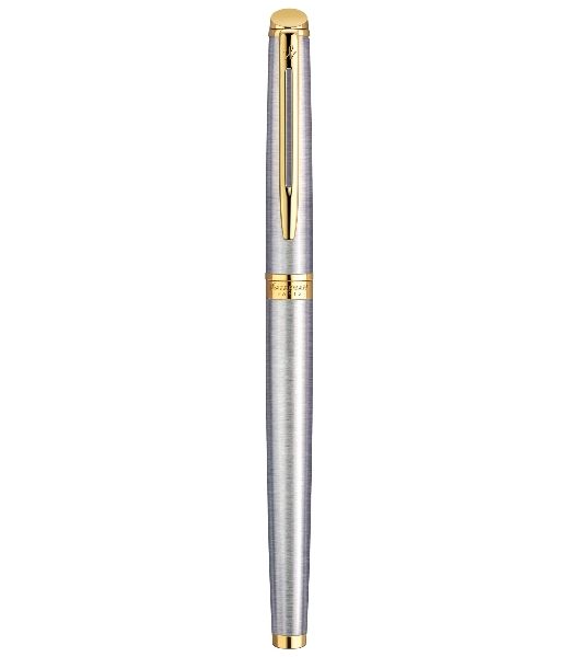 Ручка роллер Waterman Hemisphere (CWS0920350) Steel GT F черн. черн. подар.кор.