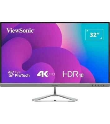 Монитор ViewSonic 31.5" VX3276-4K-MHD-2 серебристый VA LED 16:9 HDMI M/M матовая 350cd 178гр/178гр 3840x2160 60Hz DP 4K 6.9кг