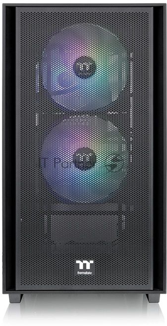 Корпус Thermaltake Versa H16 TG ARGB черный без БП mATX 11x120mm 7x140mm 2xUSB3.0 audio bott PSU