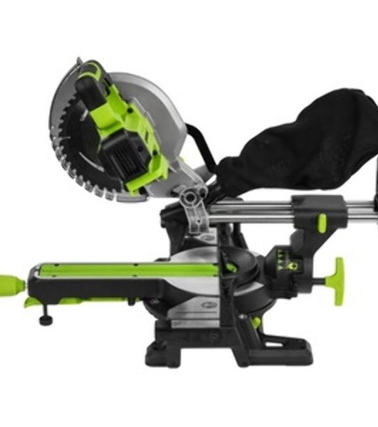 Торцовочная пила Greenworks GD24MS216 24V, бесщеточная, с протяжкой, без АКБ и ЗУ [1501707]
