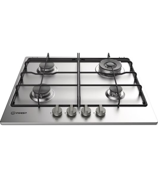 Газовая варочная поверхность Indesit THP 642 W/IX/I RU нержавеющая сталь