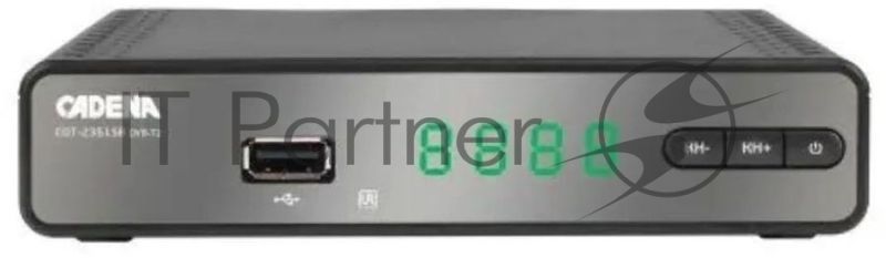 Приставка для цифрового ТВ Cadena CDT-2351SB черный, DVB-T2, DVB-T, HDMI, USB 2.0