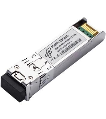 Модульный компактный оптический трансивер Future Technologies FT-SFP+EZR-80-D c поддержкой функции "горячей" замены и напряжением питания 3.3В.