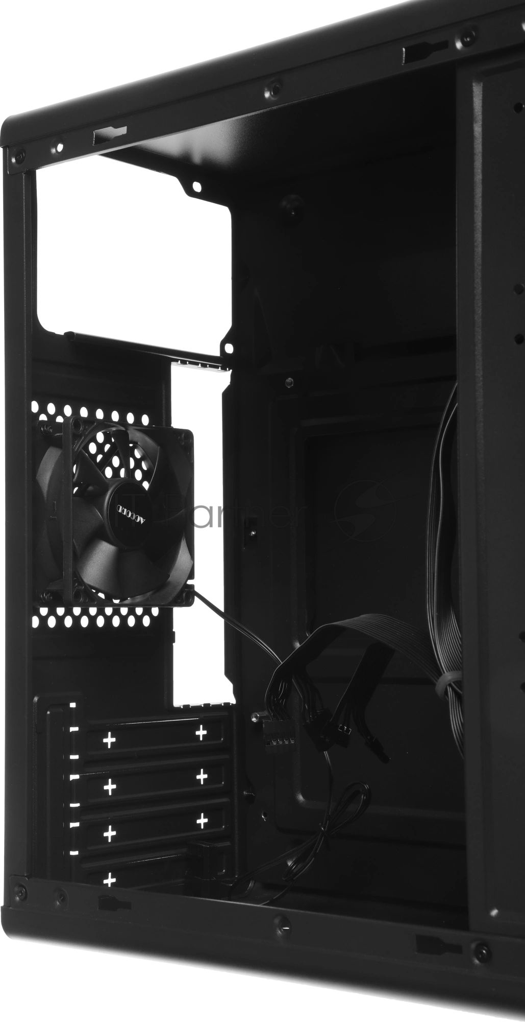 Компьютерный корпус Accord ACC-M258-01B черный без БП mATX 4x120мм 2xUSB2.0 audio