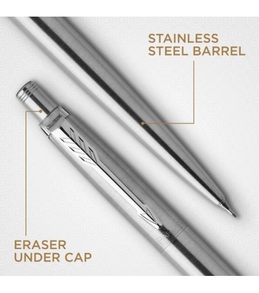 Набор ручек Parker Jotter Core KB61 (CW2093256) Stainless Steel CT, подарочная коробка ручка шариковая/карандаш механический 0.5