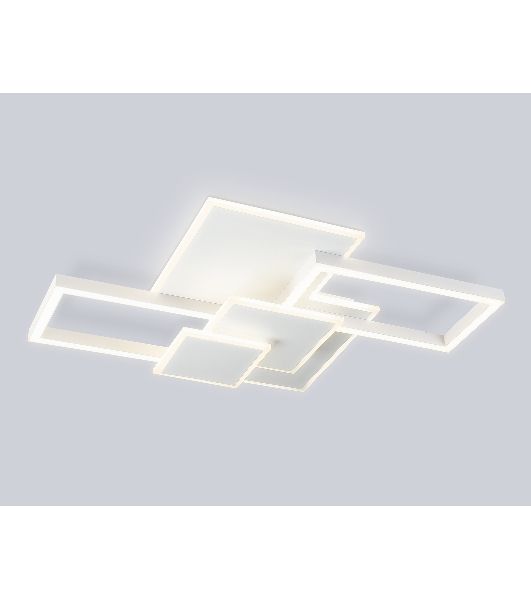 Потолочный светодиодный светильник Ambrella light FA1031/5 WH белый 95W 3000K-6400K 705*500*95 (ПДУ ИК)