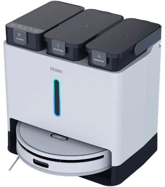 Робот-пылесос Haier HSR Pro R3 белый, 5200 мAч Li-Ion, уборка сухая/влажная, пылесборник контейнер 0.3 л