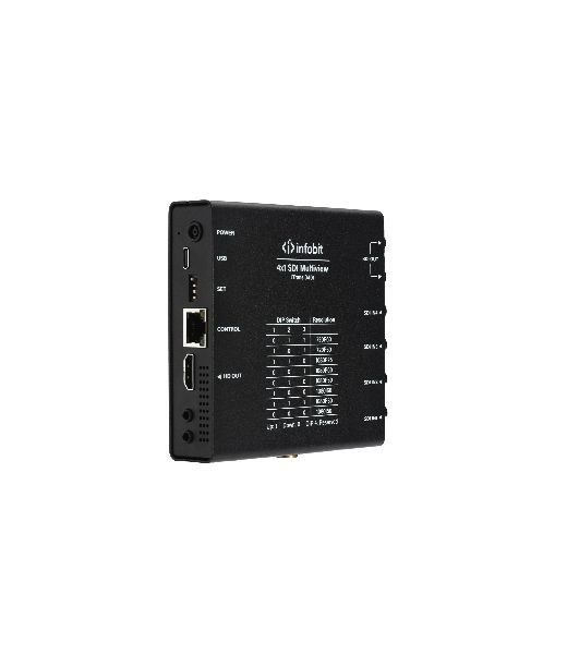 Коммутатор Infobit iTrans D401 4x1 3G SDI бесподрывный, с многооконностью