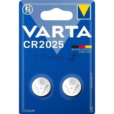 Элемент питания VARTA ELECTRONICS CR2025 блистер 206025101402