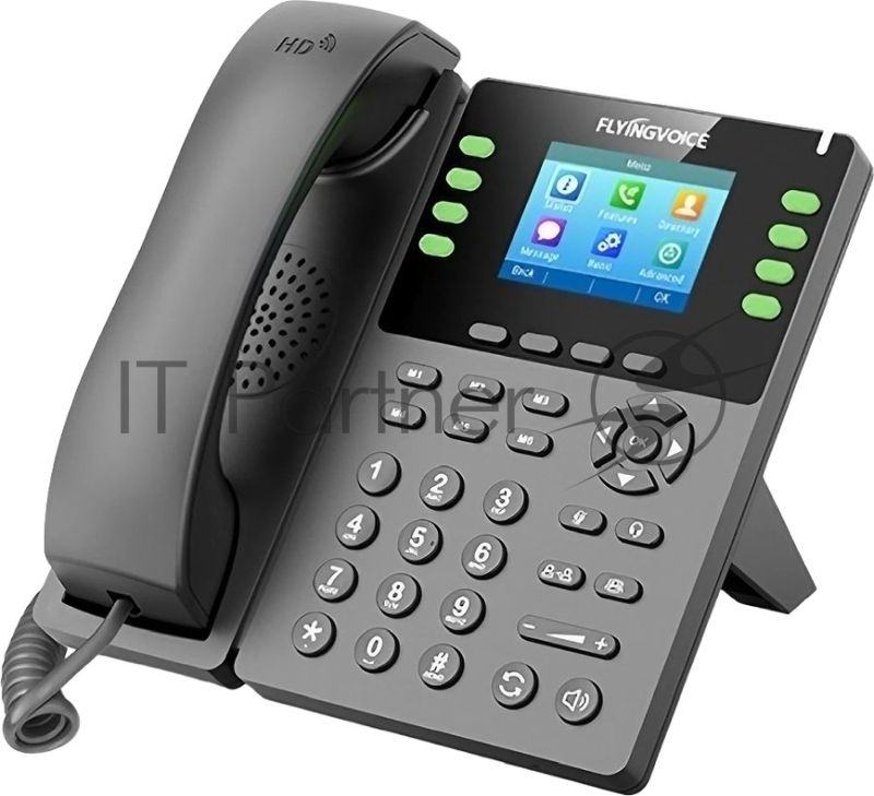 Телефон IP Flyingvoice P23GW серый (упак.:1шт)