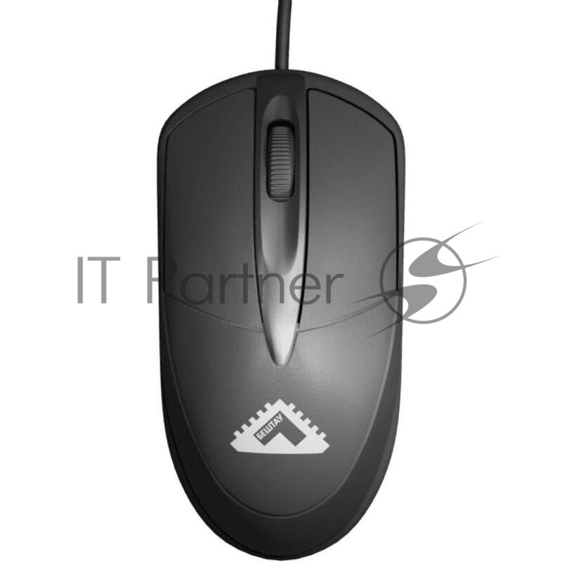 Мышь проводная БЕШТАУ М100РУ черный, 1200 dpi, USB, кнопки - 3 (Реестр МПТ №10360714 - 72 балла)