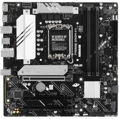 Материнская плата ASUS PRIME B760M-A II-CSM, LGA1700, Intel B760, 4xDDR5, 4xSATA 6Gb/s, 2xM.2, 1xPCIe 5.0 x16, 1xPCIe 4.0 x16 (x4), 1xPCIe 4.0 x16 (x1), 1xDisplayPort, 1xHDMI, 1x 2.5Gb LAN, 2xUSB 3.2 Gen 2 Type-A, 4xUSB 2.0 Type-A, 3x3.5 мм, 7.1, microATX