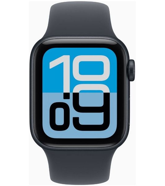 Умные часы Apple Watch SE 3 2025 A3324, 1.57" OLED, Wi‑Fi, Bluetooth 5.3, защита от воды, черный