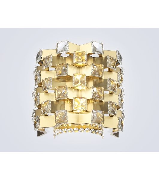 Настенный светильник Ambrella light LH41014/2 BS/CL латунь/прозрачный E14*2 max 40W 300*190*270
