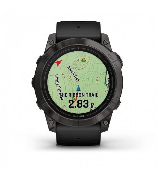 Умные часы Garmin Epix Pro Gen 2 Standard Edition, 1.4" AMOLED, ANT+, Bluetooth, GPS, NFC, Wi-Fi, 10 ATM, серый / черный