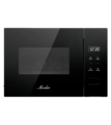 Встраиваемая микроволновая печь MONSHER MMH 1115 Noir, High-Tech, 15 л, мощность 600 Вт, 5 уровней мощности, размораживание, сенсорное управление, черный