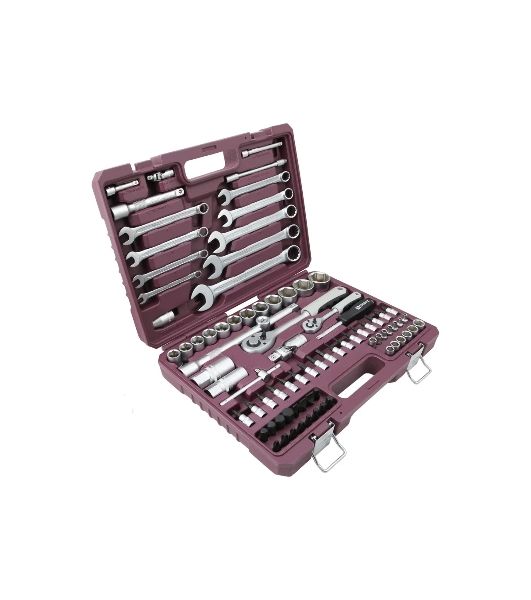 Набор инструмента универсальный Thorvik TS082 1/4", 1/2"DR, 82 предмета