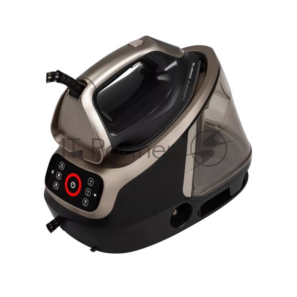 Парогенератор Polaris PSS 8010K X-Steam PRO черный/золотистый, 3000 Вт, 200 г/мин, 800 г/мин, 2000 мл