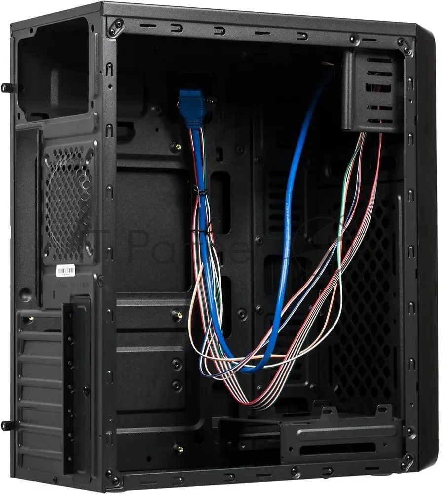 Компьютерный корпус Accord E-01 черный без БП ATX 1x80mm 1x92mm 2x120mm 2xUSB2.0 1xUSB3.0 audio