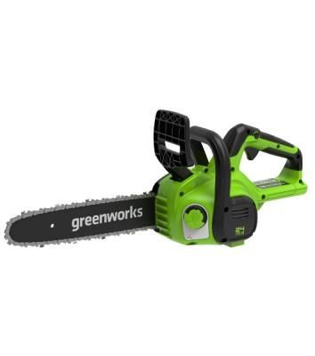 Цепная пила Greenworks G24CS25 аккум. 600Вт 0.8л.с. дл.шины:10" (25cm) 1аккум. 8Ач ЗУ (2007707UH)