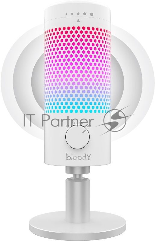 Микрофон проводной A4Tech Bloody GM50 Pro 2.5м белый