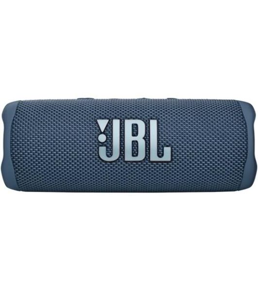 Портативная акустика JBL Flip 6 синий, Bluetooth 5.1, время воспроизведения 12 ч, емкость аккумулятора 4800 mAh, время заряда 2,5 ч, синий