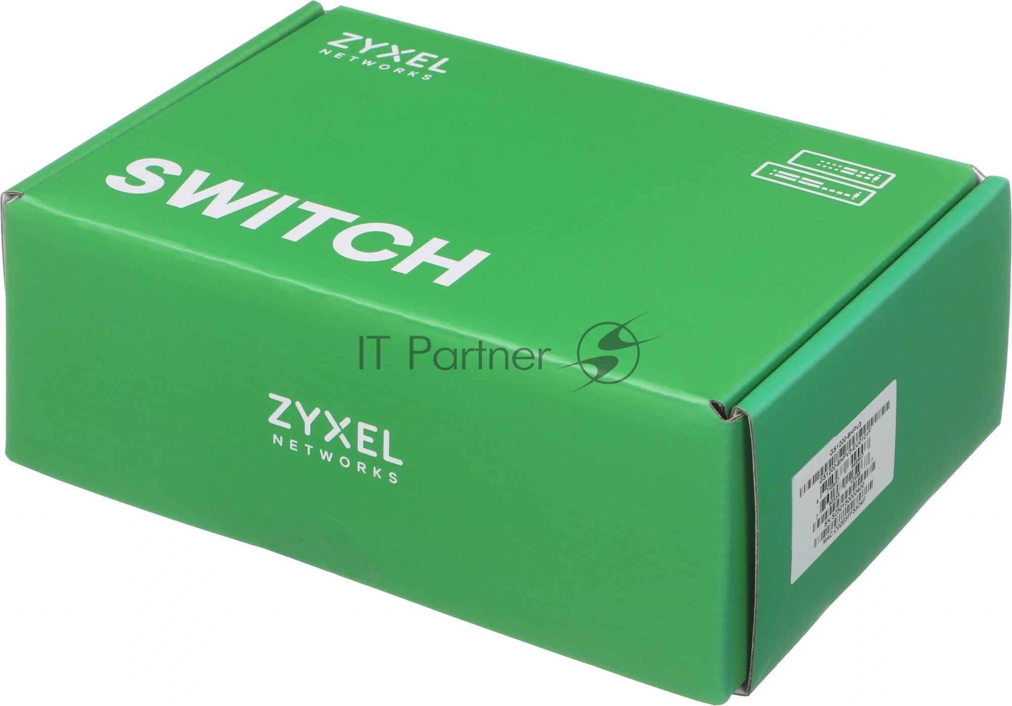 Коммутатор ZYXEL GS1200-8HPV3-EU0101F, 8×1 Гбит/с, 4×PoE+, 68 Вт, управляемый