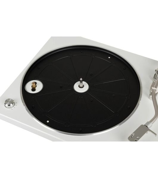 Проигрыватель винила Denon DP-400F, частично автоматический, белый