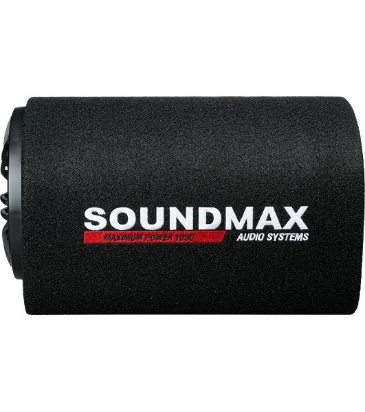 Сабвуфер автомобильный Soundmax SM-SW0801A 150Вт активный (20см/8")