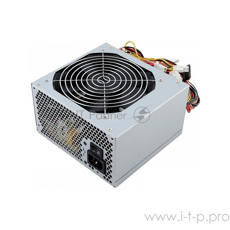 Блок питания FoxLine 450W FL450S 450W, NOPFC, 120FAN, 3xSATA, 2xPATA, 1xFDD, 1xPCI-E, 24+4