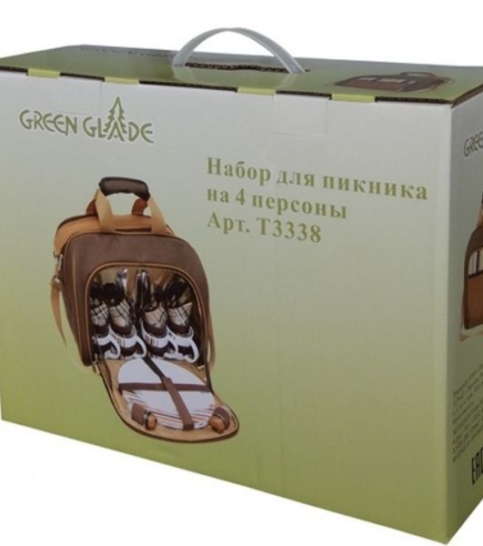 Набор для пикника GREEN GLADE 3338 34пр 15л
