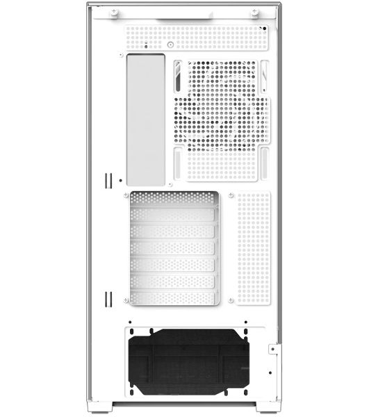 Компьютерный корпус ZALMAN P40 Prism Plus, ATX, белый, WINDOW, 3xCombo (3.5'' or 2.5"), 1xUSB TYPE-C, 2xUSB 3.0, SIDE 3x120мм ARGb, REAR 1x120мм ARGb