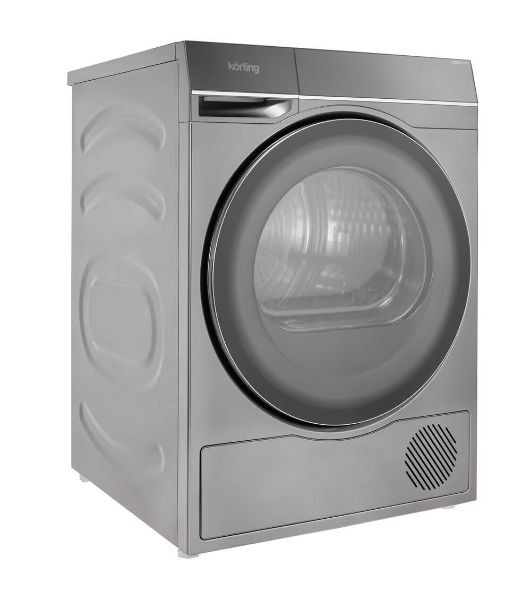 Сушильная машина Korting KD 69IHP10 An антрацит, 10 кг, сушка - конденсационная, программ - 12, 59.5 x 85 x 62.7 см