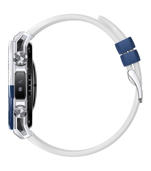 Умные часы Huawei Watch Ultimate 2 MCH-AL00, 1.5" AMOLED, Wi-Fi, Bluetooth, NFC, 20 ATM, титан / синий / белый