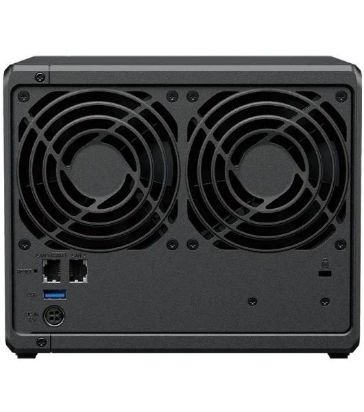 Сетевое хранилище Synology DiskStation DS425+ черный (Intel J4125/2Gb/4(3.5"/2.5"SATA/SSD) + 2 NVMe/RAID/1x1Gb/1x2.5Gb/2хUSB 3.2/no WIFI) (DS425+)