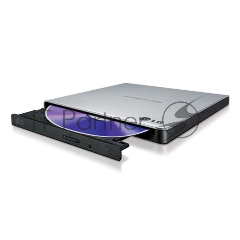 Оптический привод DVD-RW LG GP57ES40 серебристый USB внешний