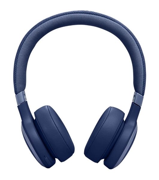 Беспроводные/проводные наушники JBL Live 670NC синий, накладные, Bluetooth + проводной, адаптивное шумоподавление, быстрая зарядка
