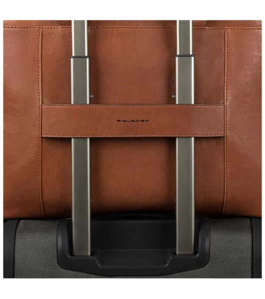 Сумка мужская Piquadro Black Square CA4021B3/TM, темно-коричневый, натур.кожа
