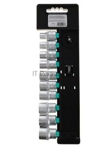 Набор торцевых головок Stels 1/2", головки 10 - 22 мм, с трещот. ключом, CrV, 11 предм.