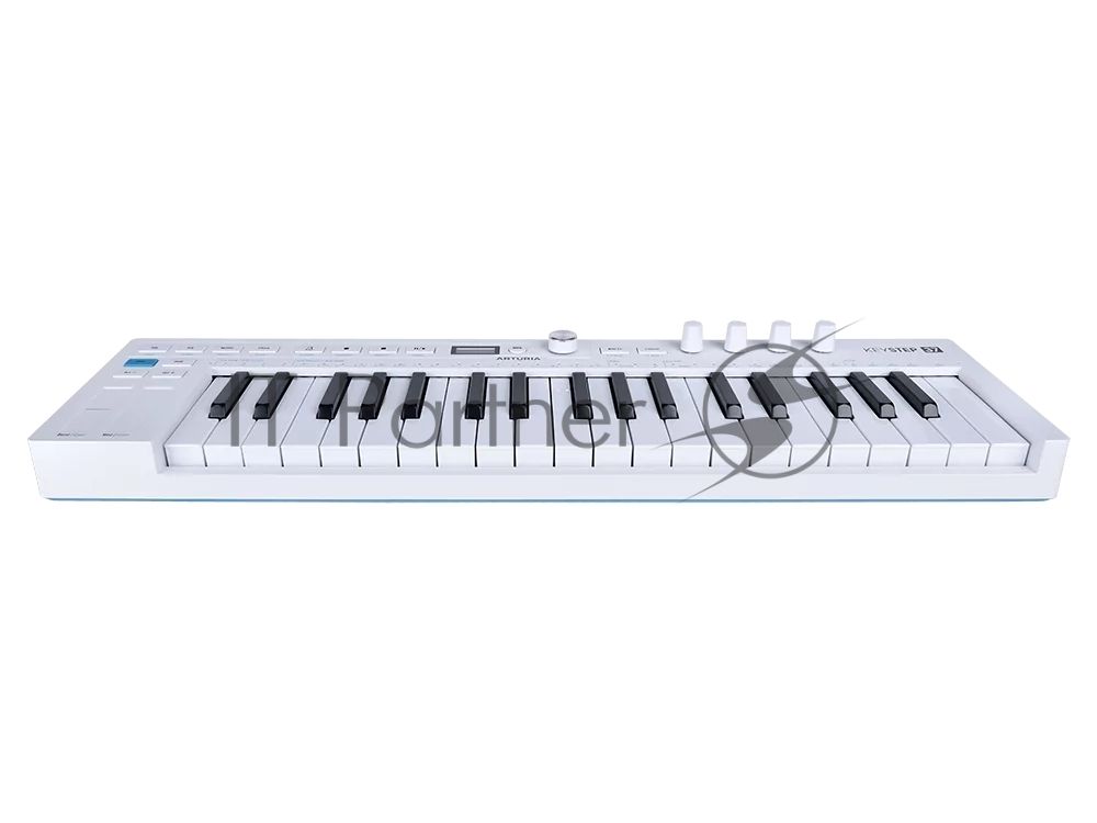 Клавиатура MIDI Arturia KeyStep 37 MK2 37 клавиш с чувствительностью к силе нажатия и послекасанием, OLED-экран, секвенсор, арпеджиатор, 4х 3,5-мм CV-Out, MIDI-In/Out, Sync I/O, вход для педали сустейна/экспрессии (TRS), Type-C