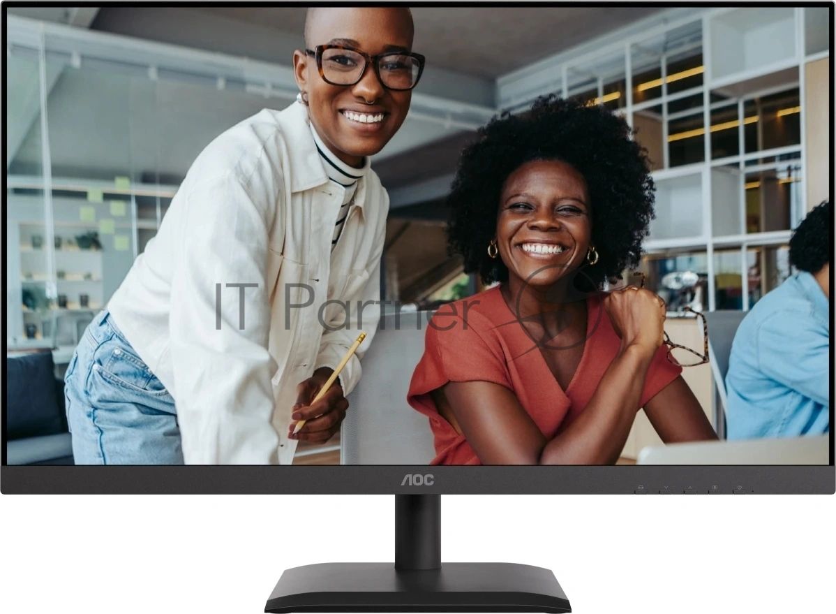 Монитор 27" AOC U27E4CV IPS 3840x2160, 60 Гц, 4 мс, 16:9, 400 кд/м², 2xHDMI 2.0, DP 1.4, DP Out, USB-C (90 Вт), USB Hub (4x USB 3.2), RJ45, 3.5 Jack, динамики (2x2 Вт), HDR Ready, Adaptive-Sync, VESA 100x100, черный
