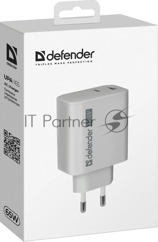 Зарядное устройство Defender UPA-165 USB A+C 65W