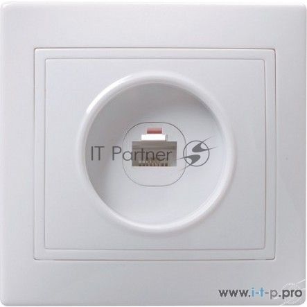 Розетка IEK EKK10-K01-DM РК10-КБ 1местн. комп. КВАРТА (белый)