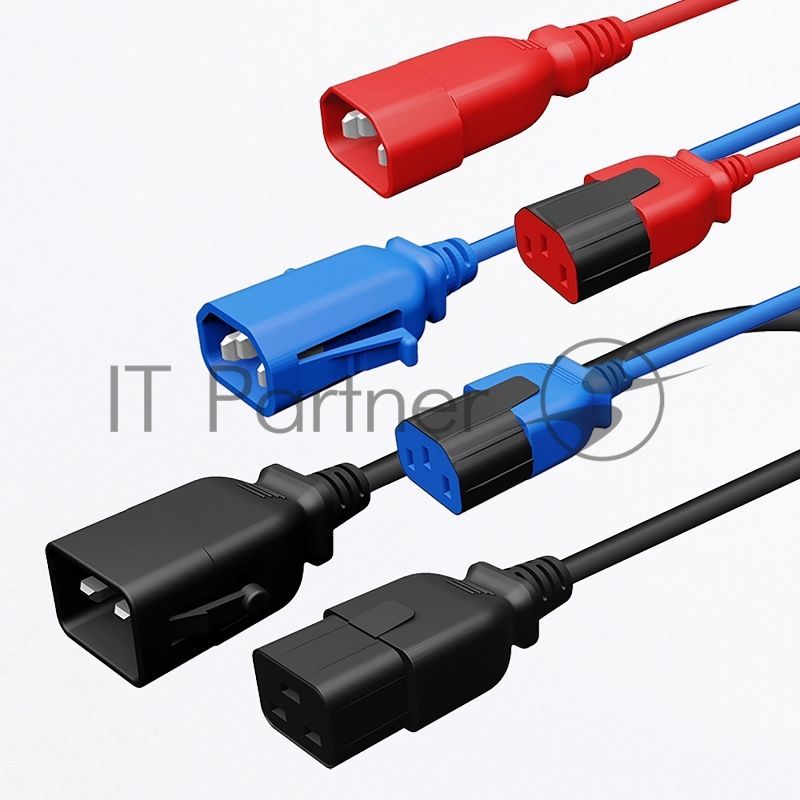 Кабель RakTek P-Lock RTPCL192010R C19-C20 проводник.:3x2.5мм2 1м красный