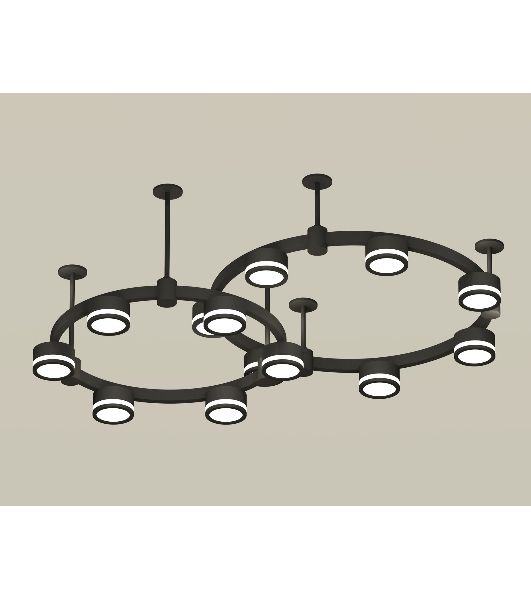 Светильник Ambrella light XR92221003/13 SBK/FR черный песок/белый матовый GX53 (A9222, A9227, C9238, C9232, N8415)