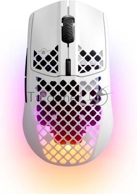 Мышь беспроводная Steelseries Aerox 3 белый оптическая (18000dpi) BT/Radio USB