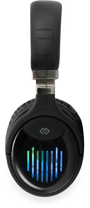 Беспроводные/проводные наушники Digma BT-16 черный, накладные, Bluetooth + проводной, складная конструкция, до 10 ч