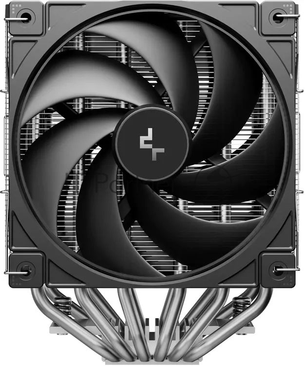 Кулер для процессора DEEPCOOL AG620 G2 LGA1954/1851/1700/AM5/AM4 (9шт/кор, TDP 270W, PWM, DUAL Black Fan 120mm, 6 тепл. трубок, черный) RET