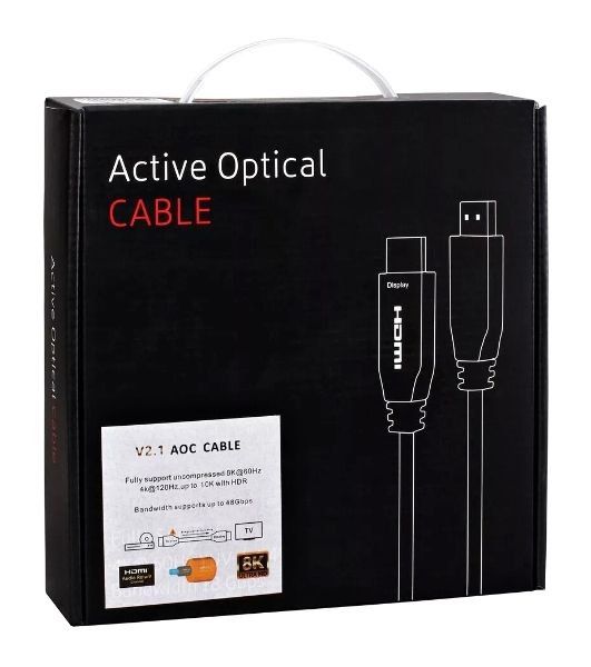 Активный оптический кабель HDMI 19M/M,ver. 2.1, 8K@60 Hz 30m Telecom TCG2120-30M