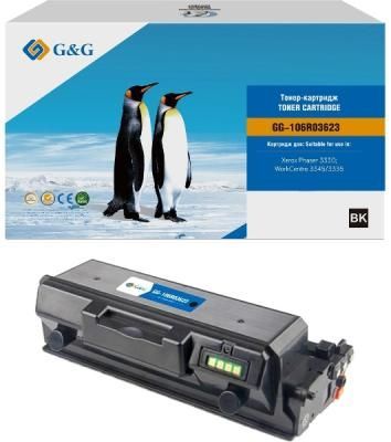 Картридж лазерный G&GGG-106R03623 106R03624/106R03623 черный (15000 стр.) для Xerox Phaser 3330;WorkCentre 3345/3335